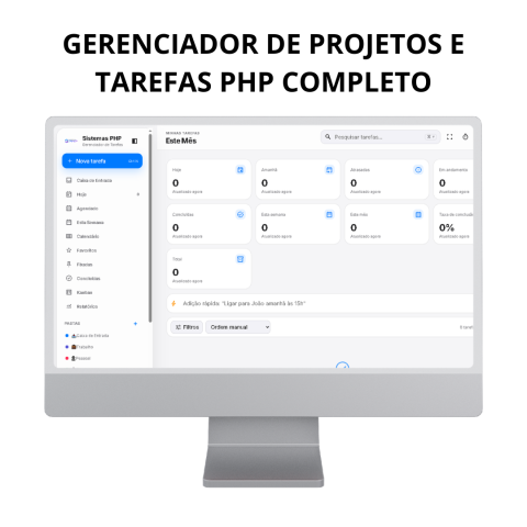 Sistema Gerenciador de Tarefas Completo com Código-Fonte
