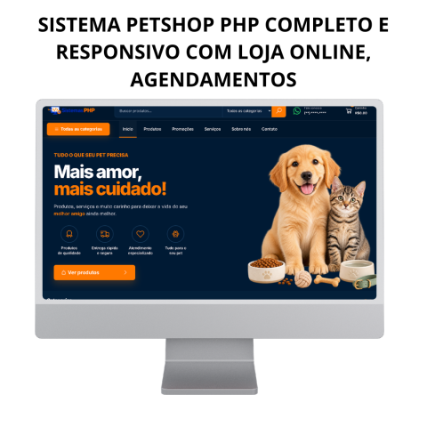 Sistema PetShop PHP Completo e Responsivo