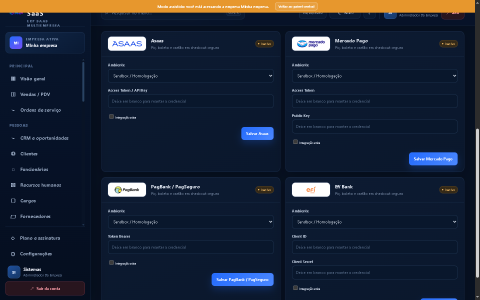 Sistema ERP SaaS Multiempresa PHP com CRM e Assinaturas 11