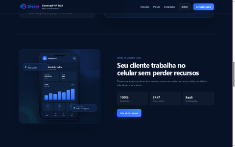 Sistema ERP SaaS Multiempresa PHP com CRM e Assinaturas 4