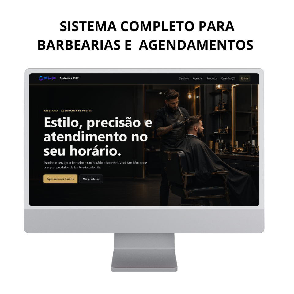 Sistema Completo Para Barbearias E Agendamentos
