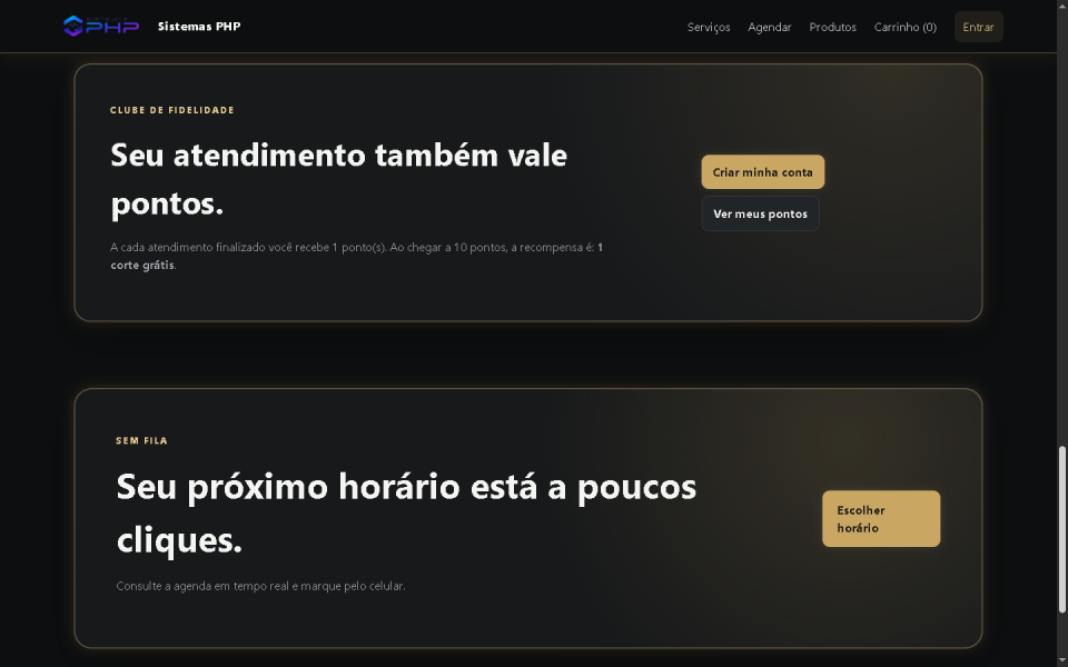 Sistema Completo Para Barbearias E Agendamentos