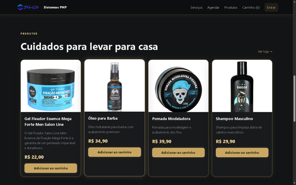 Sistema Completo Para Barbearias E Agendamentos