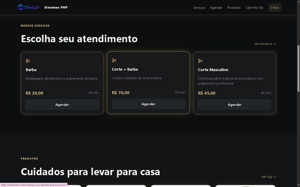 Sistema Completo Para Barbearias E Agendamentos