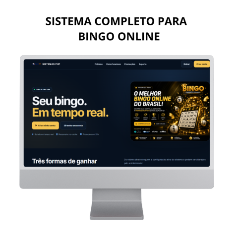 Script de Bingo Online em PHP + Código-Fonte Completo