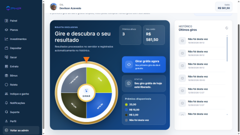 Sistema De Investimentos Php 4