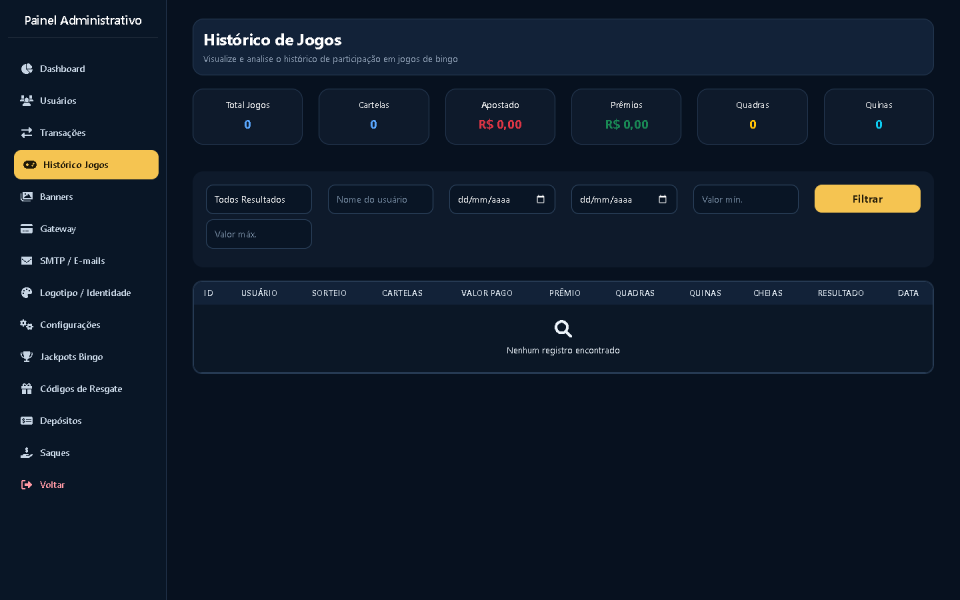Script de Bingo Online em PHP + Código-Fonte Completo