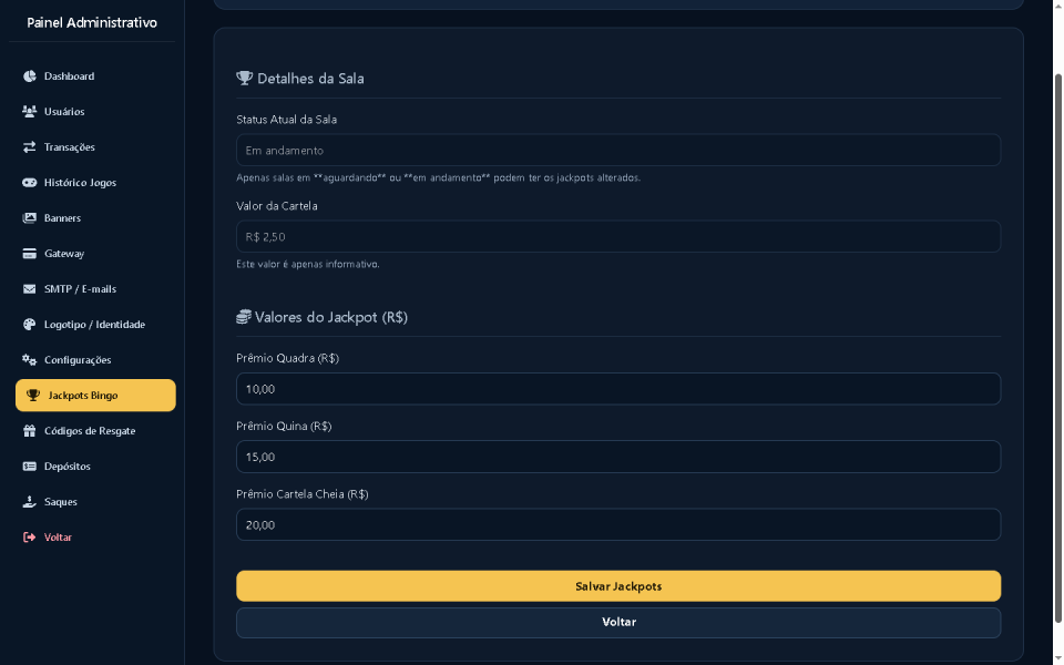 Script de Bingo Online em PHP + Código-Fonte Completo