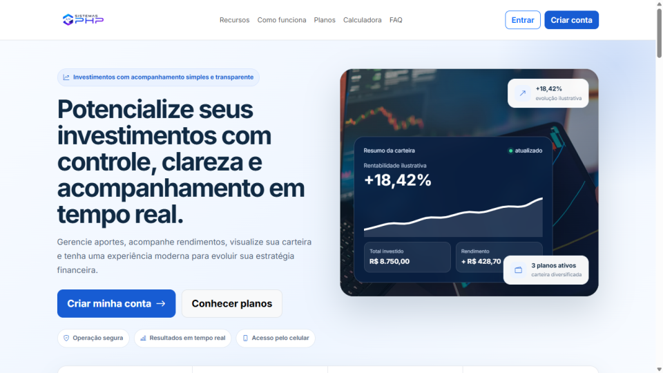Sistema De Investimentos Php