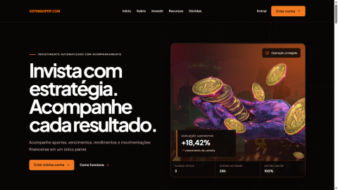 SISTEMA  DE INVESTIMENTOS COM RASPADINHA E ROLETA